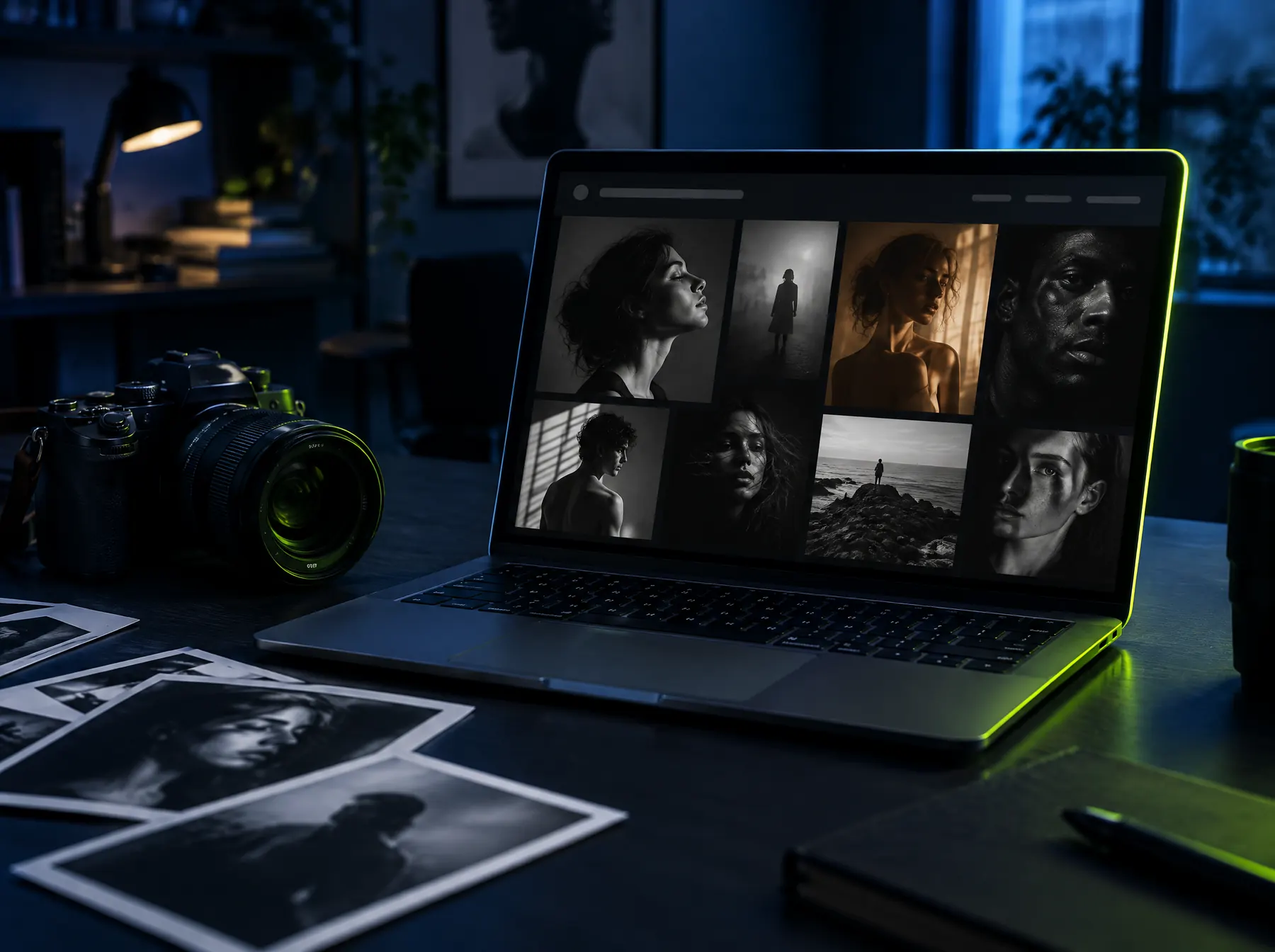 Сайт за фотографи – пример